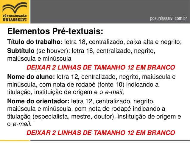 Caracteristicas do artigo cientifico