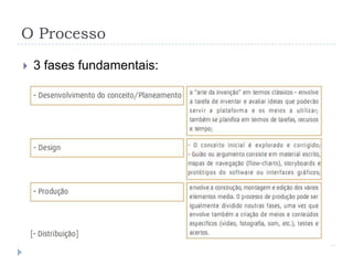 O Processo3 fases fundamentais: