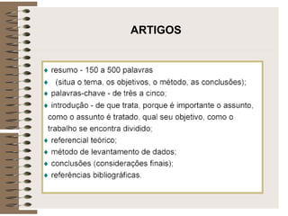 ARTIGOS
 