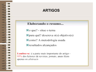 ARTIGOS
 