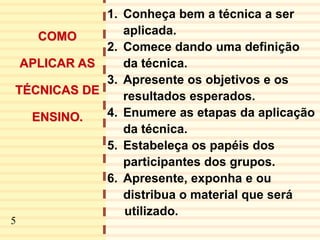 Metodologia e tecnicas de ensino | PPT