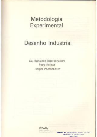Design - Metodologia experimental   LBDI.CNPq