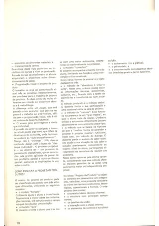 Design - Metodologia experimental   LBDI.CNPq