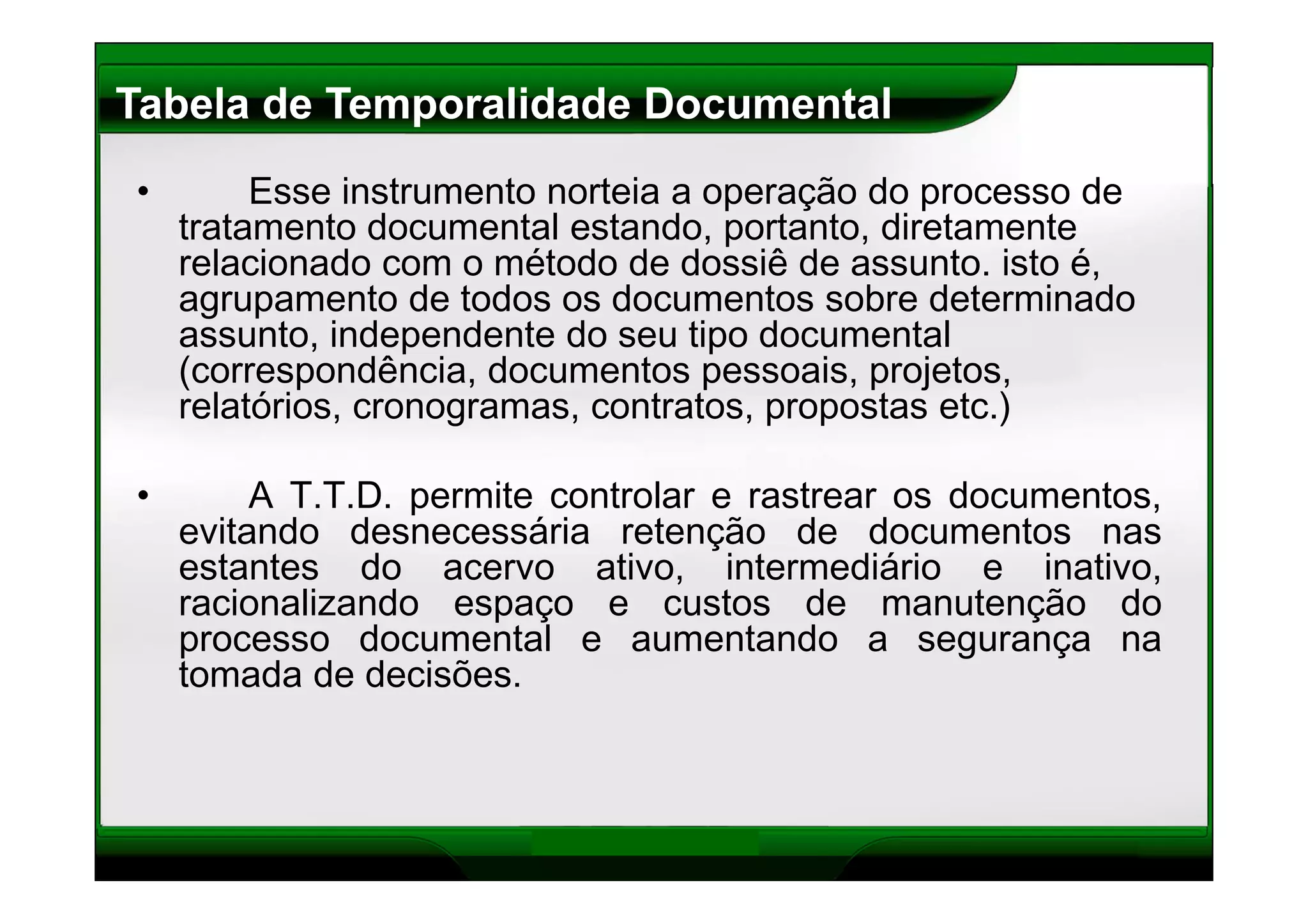 Gestão de Documentos - Metodologia Documentar