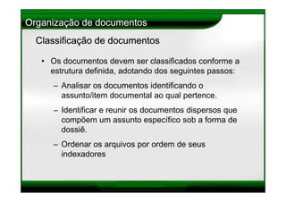 Gestão de Documentos - Metodologia Documentar