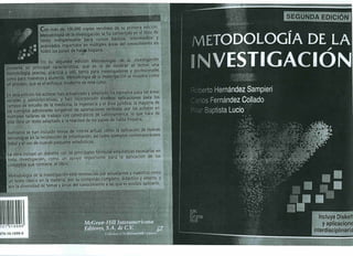 Metodologia investigacion sampieri