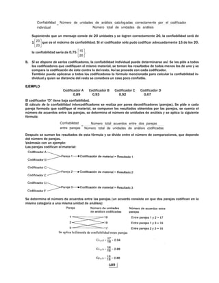 GOP
individual
dadConfiabili
análisisdeunidadesdetotalNúmero
rcodificadoelporntecorrectameadaslogcataanálisisdeunidadesdeNúmero
=
$ ! A$ $ " ? # " Q $ ! " &" % + # # Q3 % # -! !%! "
G
20
20
A$ " % D! # -! !%! ! % # !-!# "'% $ # !-!# #$ GF % " Q3
% # -! !%! " 1 Q3NF
20
15
0 $ % . 0% # -! !%! ! !/! $ % $ ! " "12 % " ! "
% " # !-!# " A$ # !-!A$ % !" ! %3 " % " "$% " " " % " $ &"
# % # !-!# #!' )" # % % " "1 " # # # # !-!#
!) $ %!# " " % " # !-!# " % -' $% #! # %#$% % # -! !%! ! 7
!/! $ % &A$! " !" #! % " " # "! $ # " # # -! %
= (= (= (= (
!-!# !-!# 0 !-!# !-!#
Q3OP Q3P> Q3P Q3LN
% # !-!# S K ! ? # -! !%!
% " ) . . " %! " # !-!# " 4 ? "5 ! #
? - A$ # !-!A$ % ! %3 " # % " "$% " ! " % " ? "3 " #$ %
C #$ " % " ? "3 " ! % C $ ! " %!"!" &" %!# % "!+$!
-' $% 2
parejasentre
dadConfiabili
scodificadaanálisisdeunidadesdetotalNúmero
parejasdosentreacuerdostotalNúmero
=
" $)" " "$ % " "$% " " -' $% &" !/! % C # #! "3 A$
% C ? "
"% # $ ? % 2
" ? " # !-!# % ! %2
! % C #$ " % " ? " 4$ #$ # "!" A$ " ? " # !-!# %
!" # + 1 $ !" $ ! %!"!"52
 