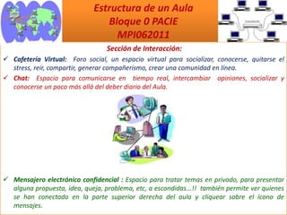 ¿Quién lleva la tutoría...? Aquí se da a conocer y /o escuchar a tu tutor(a), se dan  algunas recomendaciones para el éxito en el desarrollo del módulo. Se dan recomendaciones de algunos  recursos tecnológicos.