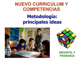 NUEVO CURRICULUM Y COMPETENCIAS Metodología: principales ideas INFANTIL Y PRIMARIA 