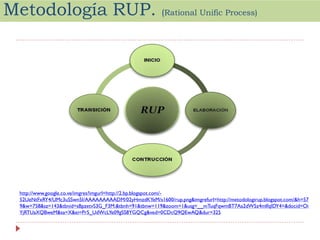Metodología RUP.

(Rational Unific Process)

http://www.google.co.ve/imgres?imgurl=http://2.bp.blogspot.com/52UeNtFxRY4/UMc3uSSwn5I/AAAAAAAAADM/02yHmzdKYeM/s1600/rup.png&imgrefurl=http://metodologirup.blogspot.com/&h=57
9&w=758&sz=143&tbnid=sBpzetvS3G_F3M:&tbnh=91&tbnw=119&zoom=1&usg=__mTuqFqwmBT7Aa2dW5z4mlfqIDY4=&docid=Oi
YjRTUaXQBweM&sa=X&ei=Pr5_UdWcLYe09gSS8YGQCg&ved=0CDcQ9QEwAQ&dur=325

 