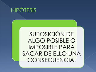 HIPÓTESIS