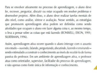 Metodologias ativas 