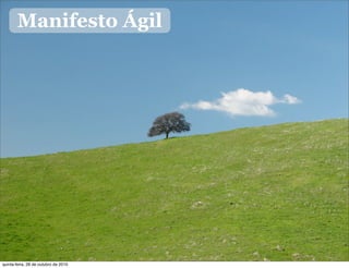 Manifesto Ágil
quinta-feira, 28 de outubro de 2010
 