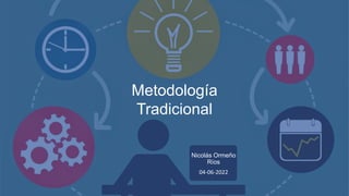 Metodología
Tradicional
Nicolás Ormeño
Ríos
04-06-2022
 