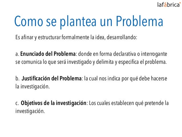 Metodología y Problema de la Investigacion