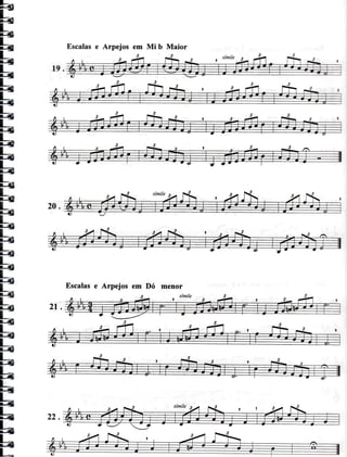 Escalase Arpejos em Mi b Maior
Escalase Arpejos em Dó menor
 