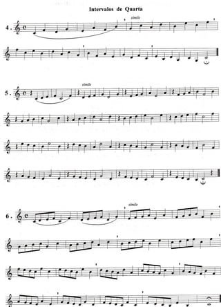 Intervalos de Quarta
símile
4.
 