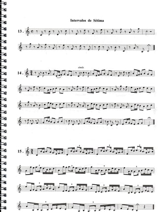 Intervalos de Sétima
13.
14.
15.
 
