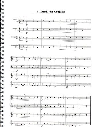 4 . Estudoem Conjunto
Melodia
sib
Acompaúa
sib
Andante
 