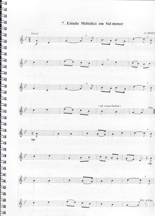 7 . Estudo Melódico em Sol menor
,
( rall. sópara finalizar )
 