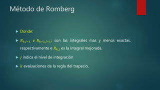 Metodo romberg | PPSX