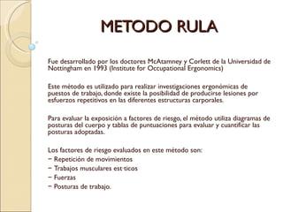 Ejemplo Rula O Que É O Método Rula? – RULA ( RAPID UPPER LIMB ASSESSMENT – LRIXZL