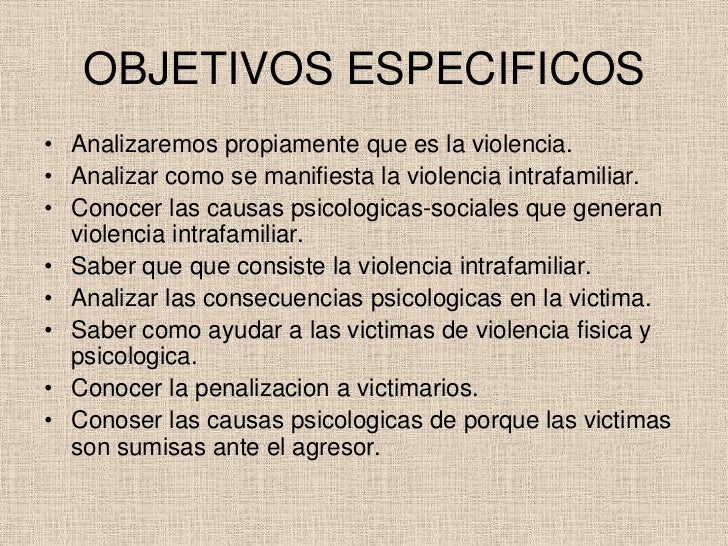Violencia intrafamiliar