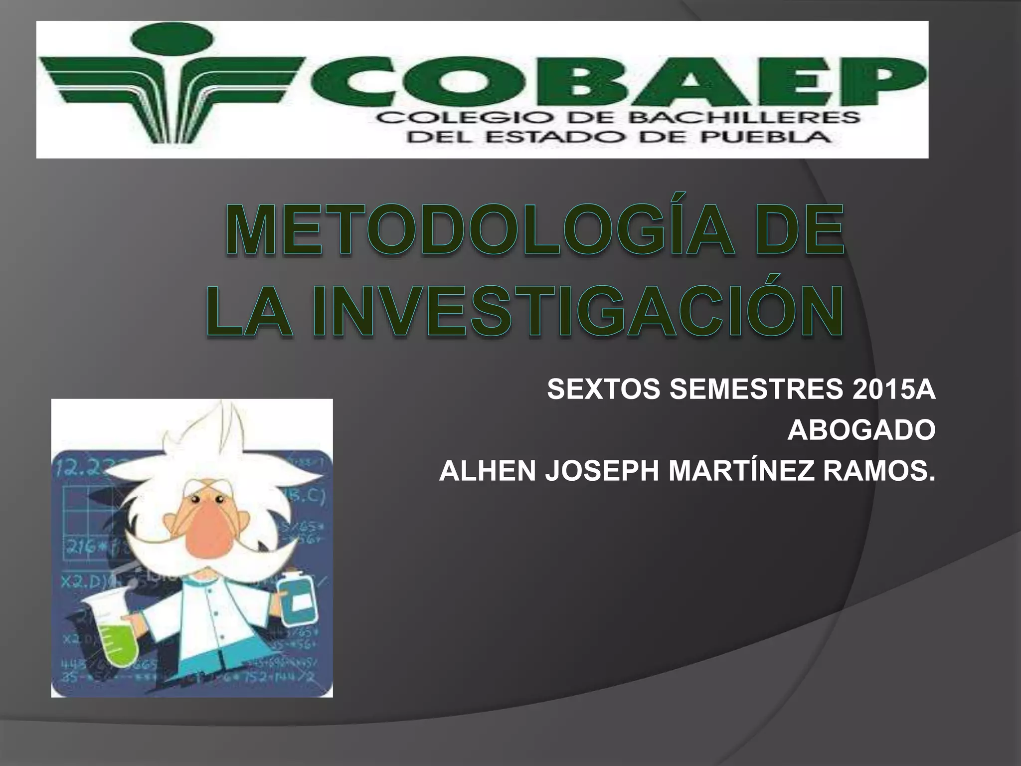 SEXTOS SEMESTRES 2015A
ABOGADO
ALHEN JOSEPH MARTÍNEZ RAMOS.
 