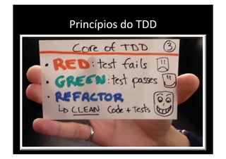 Princípios do TDD 
 