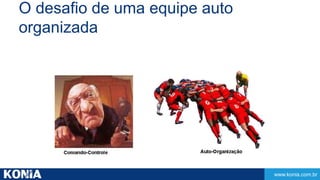 www.konia.com.br 
O desafio de uma equipe auto 
organizada 
 