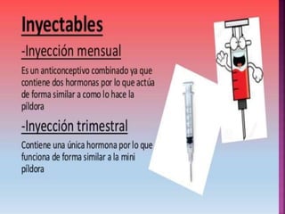 Metodos anticonceptivos  