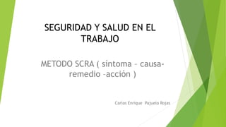 Scra Liquid Método SCRA | PPTX