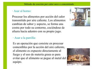 Metodos de coccion