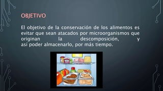 Metodos de conservacion de alimentos | PPTX