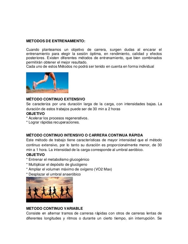Metodos de entrenamiento educacion fisica Metodos de entrenamiento educacion fisica