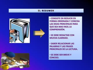   CUIDAR LA VISION Y LA AUDICIONCONDICIONES FISICASDEBE SER UNA ESPACIO TRANQUILO EN EL CUAL EL ESTUDIANTE SE PUEDA CONCENTRAR PLENAMENTE.LUGAR DE ESTUDIO SE DEBE CREAR UN HABITO DE ESTUDIO, TRATAR DE ESTUDIAR SIEMPRE A UNA MISMA HORA.