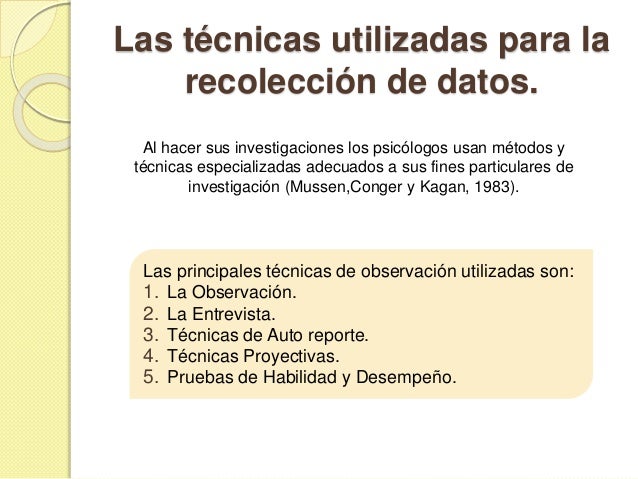 Metodos de estudio de la psicologia evolutiva