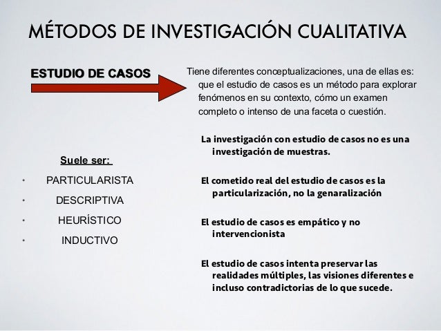 Métodos de investigación cualitativa