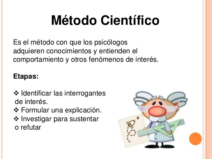 Metodos de la investigacion psicologia