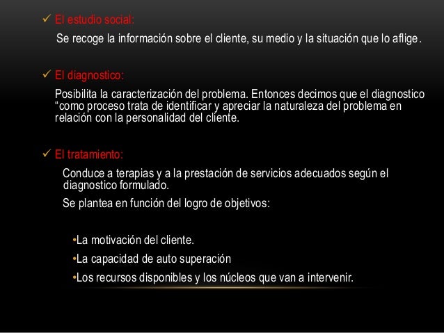 METODOS CLASICOS DEL TRABAJO SOCIAL