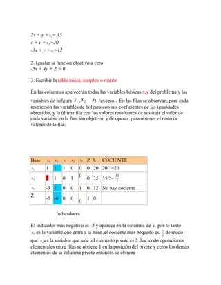 Metodosimplex | PDF