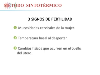 Método sintotérmico | PPT | Descarga Gratuita