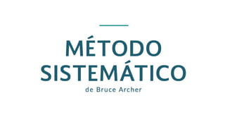 Método Sistemático de Bruce Archer