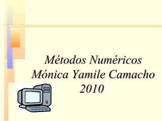 Métodos Numéricos Mónica Yamile Camacho 2010  