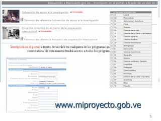 www.miproyecto.gob.ve
                        6
 