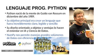 Fundamentos de Programación: Conceptos Clave y Uso de Python | PPTX