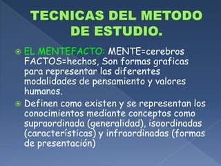 PASO 3 DEL METODO DE ESTUDIO.SINTESISConsiste en poder reunir todas las ideas expuestas por el autor.Comparar las ideas con las de otro texto que tenga el mismo tema.Encontrar argumentos principalesSi la idea no es central, reconstruir el argumento.Juzgar los aportes hechos por el autor.