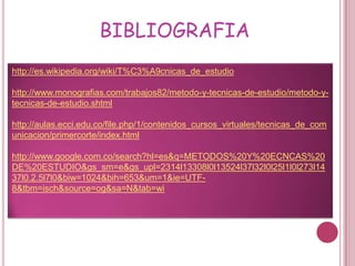 Condiciones físicas del estudianteNormalidad de los órganos del aprendizaje:Todos los cinco sentidos intervienen en la captación del conocimiento; tienen como función percibir las sensaciones del medio externo. Alimentación:En el trabajo intelectual se gastan energías y calorías que es necesario mantener y reponer por medio de una alimentación adecuada y en lo posible bien balanceada.Salud:Cualquier problema de salud afecta el buen rendimiento, de manera que la enfermedad reduce al mínimo la capacidad de aprendizaje.Descanso:también fundamentales para el estudio una buena respiración, para mantener bien oxigenado el cerebro, y un sueño tranquilo para alimentar las neuronas y reparar energías.