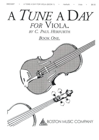 Metodo tune a day for viola vol i