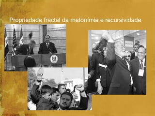 Propriedade fractal da metonímia e recursividade
 